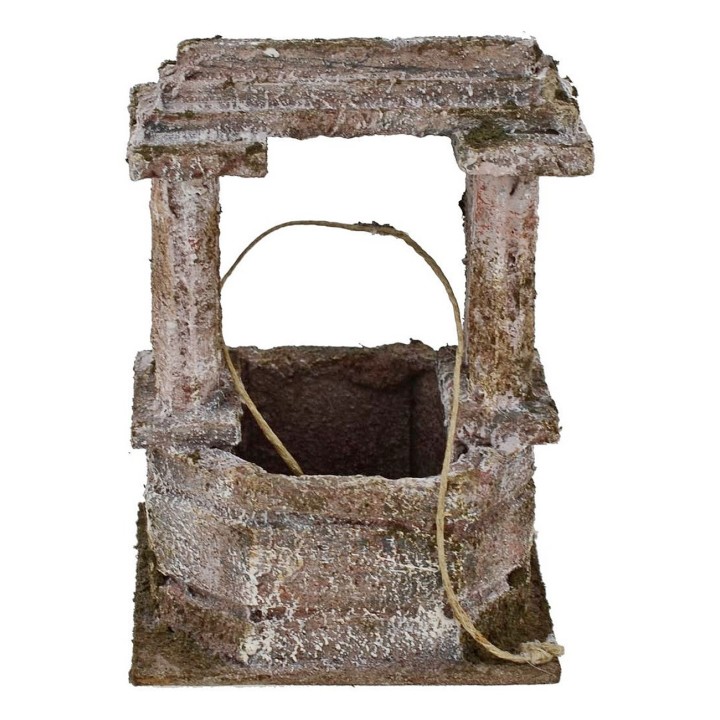 Pozzo per presepe ottagonale cm 10x10x14,5 h. 