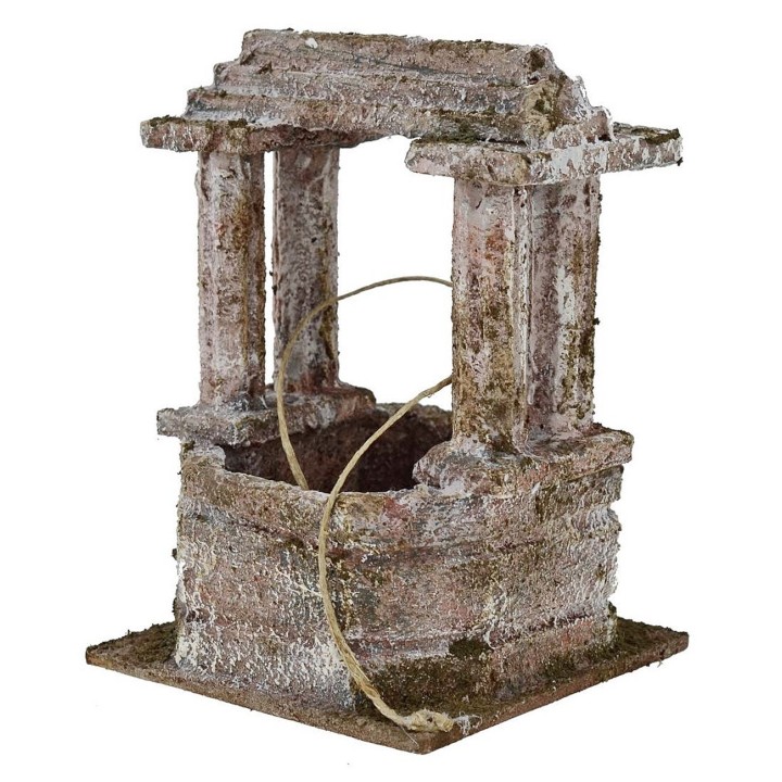 Pozzo per presepe ottagonale cm 10x10x14,5 h. 