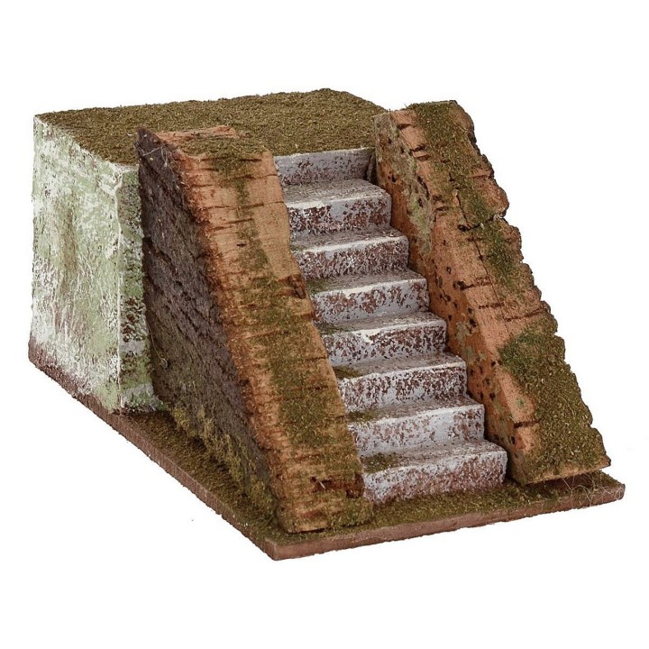 Scala 12x17,5x10,5 h con base per statue di 12 cm