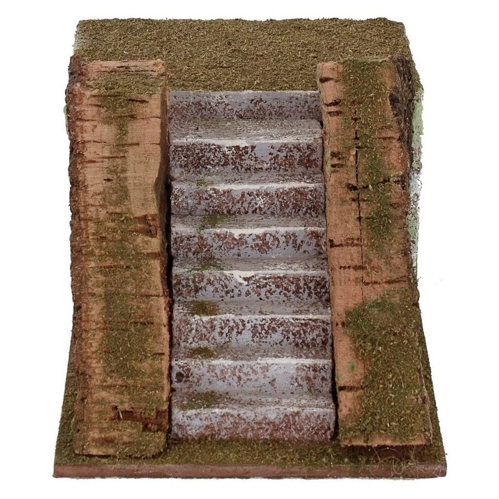 Scala 12x17,5x10,5 h con base per statue di 12 cm