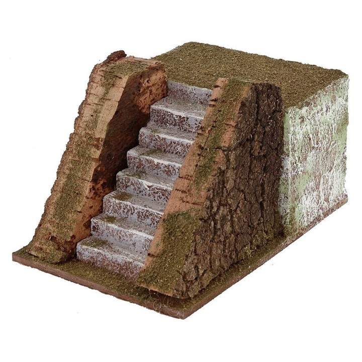 Scala 12x17,5x10,5 h con base per statue di 12 cm