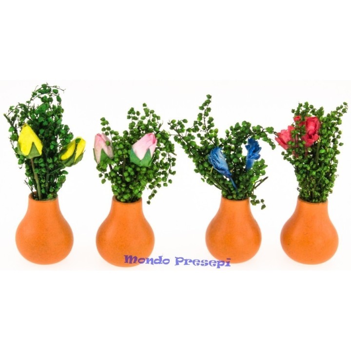 Vase with tulips 4.5 cm