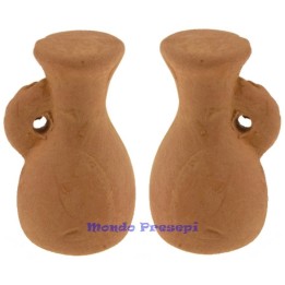 Set 2 Brocche in terracota cm 2 h