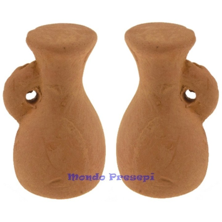 Set 2 Brocche in terracota cm 2 h