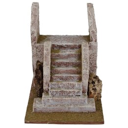 Escalera para pesebre de 17,5x12x14 cm.
