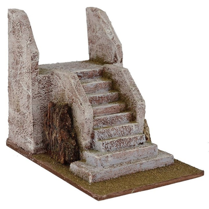 Escalera para pesebre de 17,5x12x14 cm.