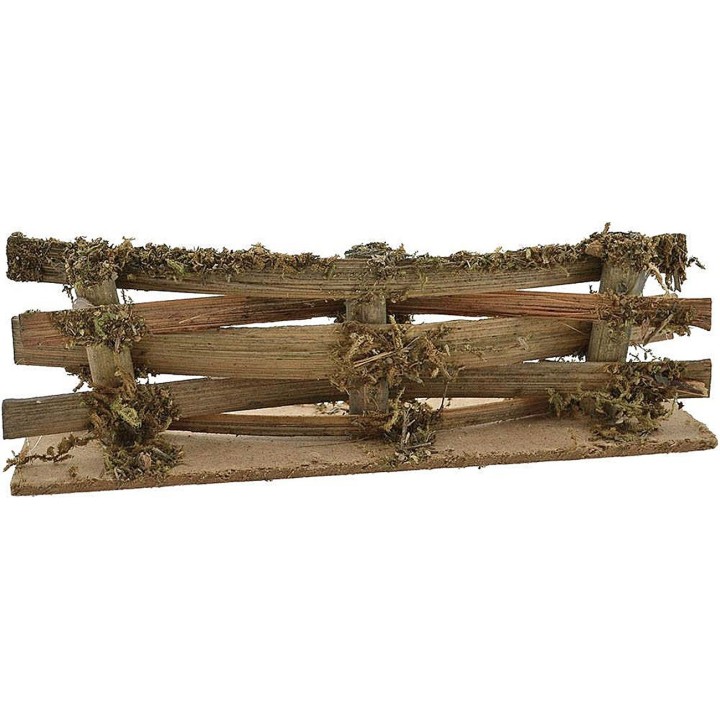 Wooden fence 13.5x4 h.