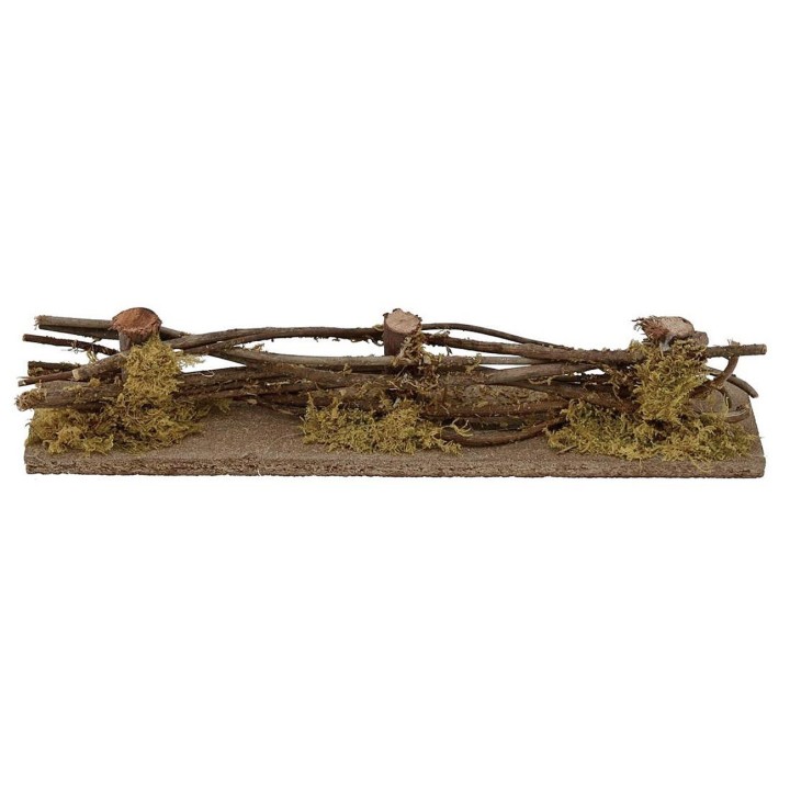 Valla de madera para belén de 30x5x6 cm h.