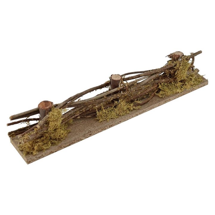 Stecched in wood for presepe cm 30x5x6 h.