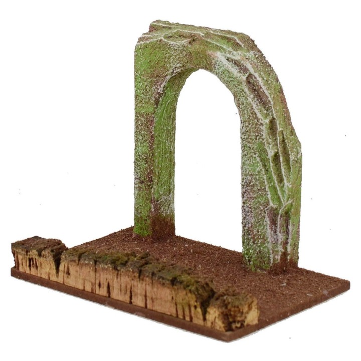 Road compartable with stone arch cm 14,5x10x12, 5 h.
