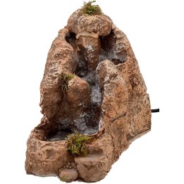 Cascata doppia in resina funzionante cm 22x12x19 h.