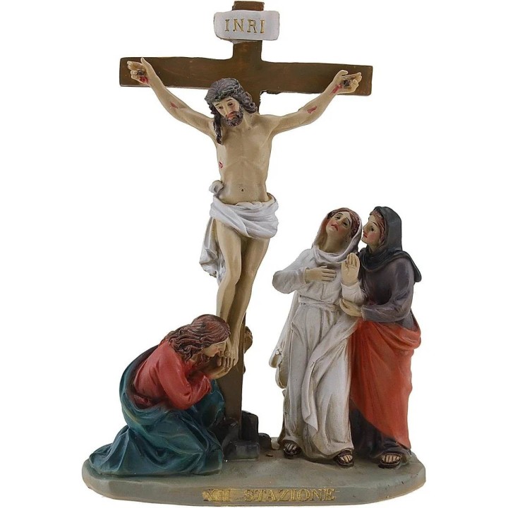 Statue Pasquali 14 scene Via Crucis cm 9