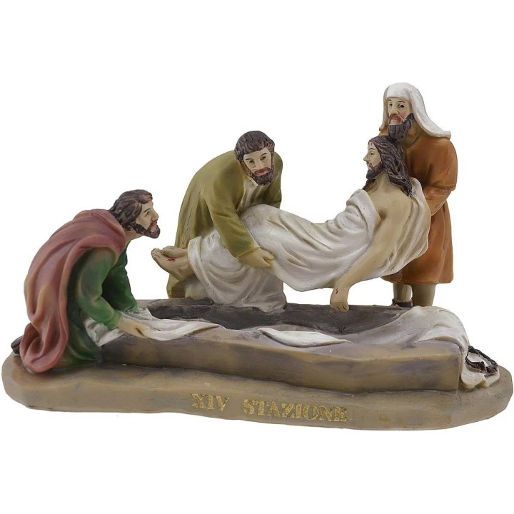 Statue Pasquali 14 scene Via Crucis cm 9