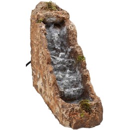 Cascata per presepe in resina funzionante cm 10x30x24 h.
