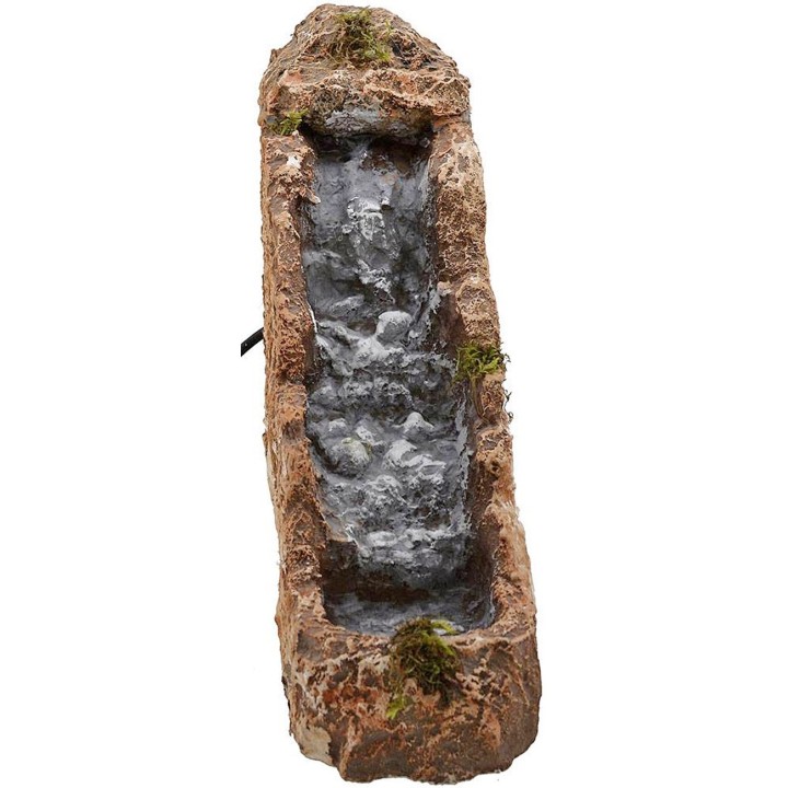 Waterfall for nativity scene in working resin cm 10x30x24 h.