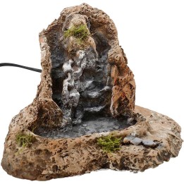 Cascate con lago per presepe funzionante cm 25x19x16 h.