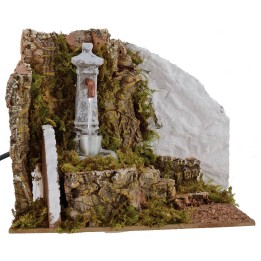 Working-column fountain for Presepe cm 19,5x14x16 h