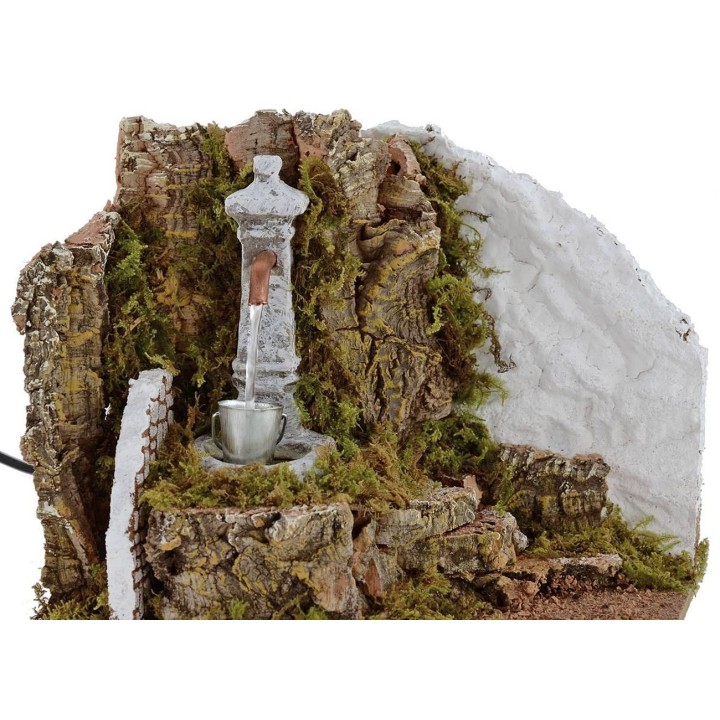 Fuente de columna funcional para Belén de 19,5x14x16 cm h