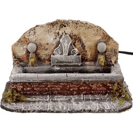 Fountain with 2 water outlet cm 20x13x12 h.