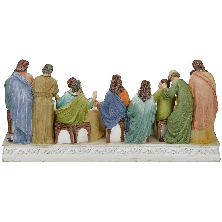 Última cena con estatuas serie 15 cm - 39x12,5x18 h.