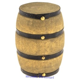 Barril de madera deluxe de 5 cm - Accesorios en miniatura para