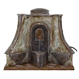 Fontana funzionante con ampia facciata artistica cm 25x14,5x21