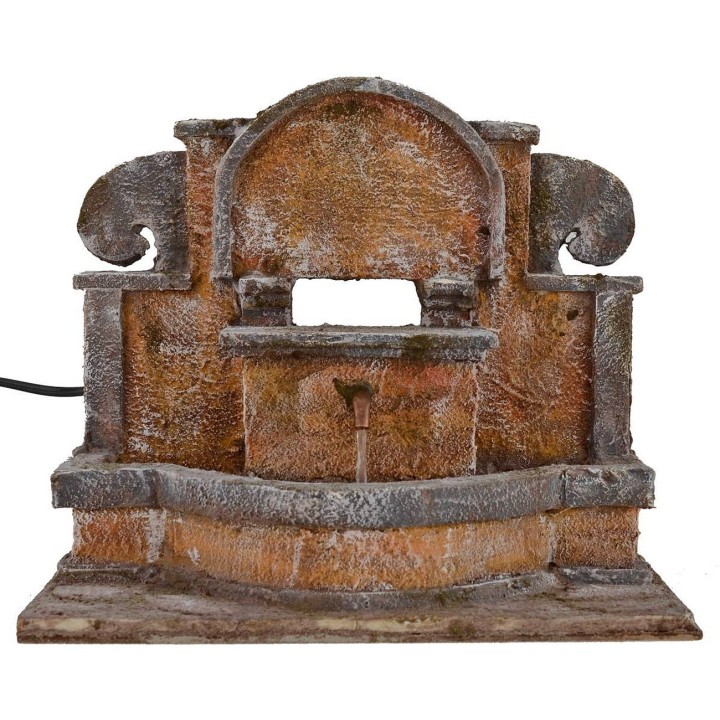 Fuente funcional con grecas y arcos para Belén de 25x14,5x21,5