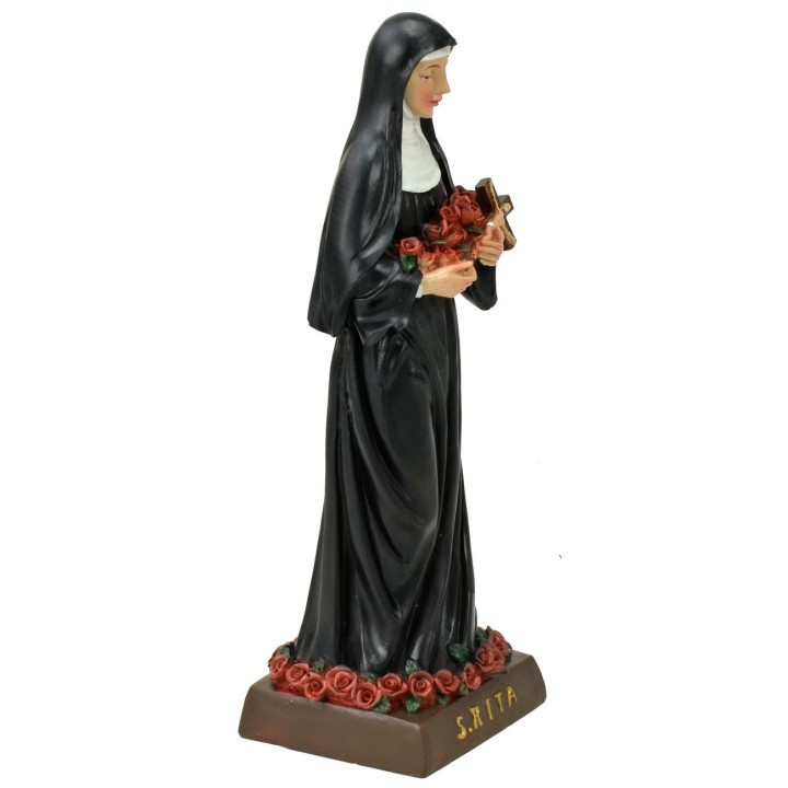 Santa Rita de Casia estatua de resina de 20 cm