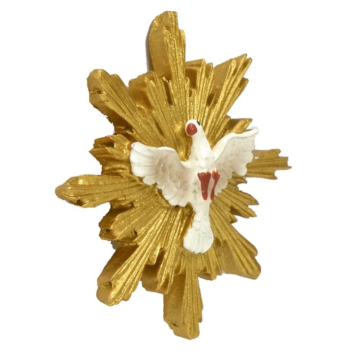 Espíritu Santo con resplandor dorado ø 4,6 cm