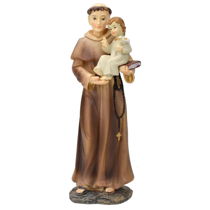 Saint Anthony with child 13.5 cm resin statue