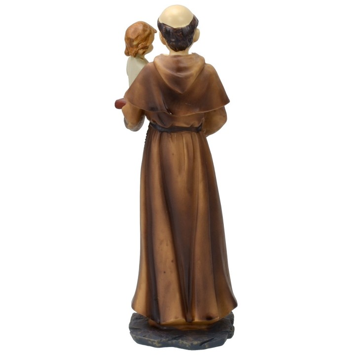 Saint Anthony with child 20.5 cm resin statue