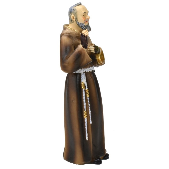 Padre Pio cm 13 resin statue