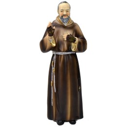 Padre Pio cm 20,5 statua in resina