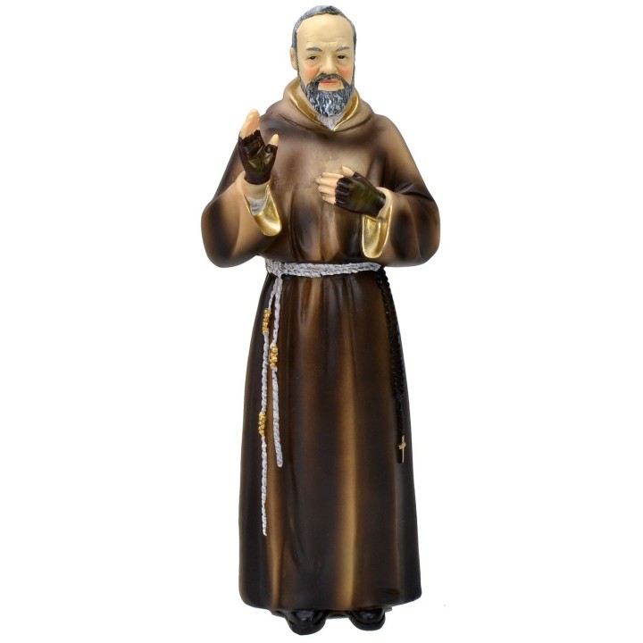 Padre Pio 20.5 cm resin statue