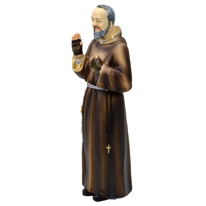 Padre Pio 20.5 cm resin statue