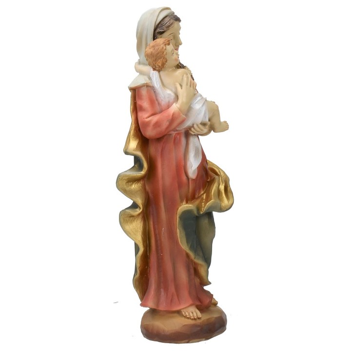 Madonna with Child cm 20 resin statue