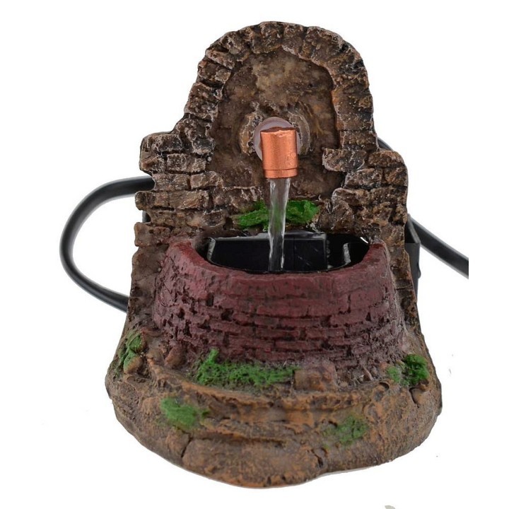 Fontana funzionante per presepe cm 8,5.x12x10,5 h