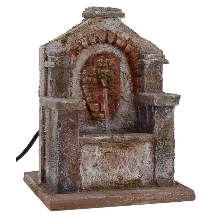 Fontana funzionante per presepe cm 14,5x14,5x19 h