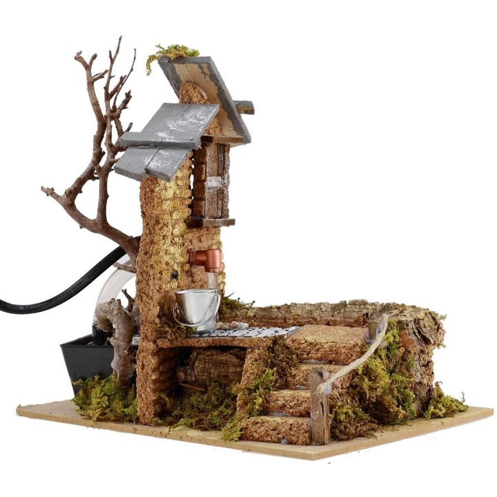 Fuente funcional para belén de 14x20x18 cm (alto).