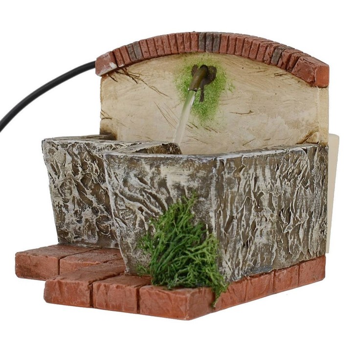 Fuente funcional para belén de 17x12x9,5 cm h.
