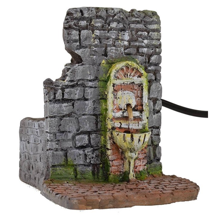 Fuente de resina funcional para Belén de 9x11x12 cm h