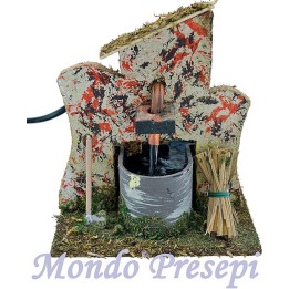 Fontana presepe con acqua in movimento con pompa - Articoli