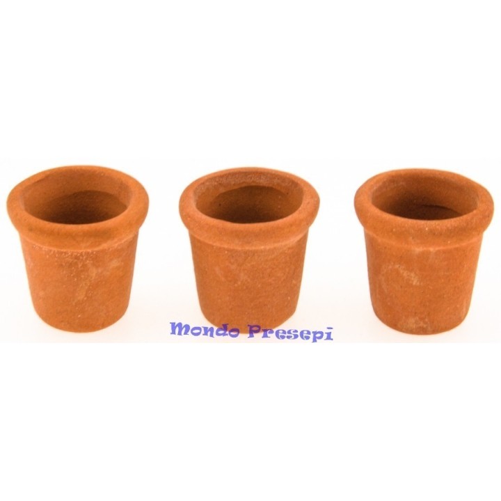 Juego de 3 jarrones pequeños Ø cm 1,3