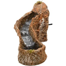 Arroyo de resina funcional para belén de 6,5x27x18 cm h.