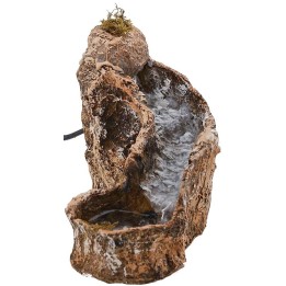 Ruscello in resina per presepe funzionante cm 6,5x24x18 h.