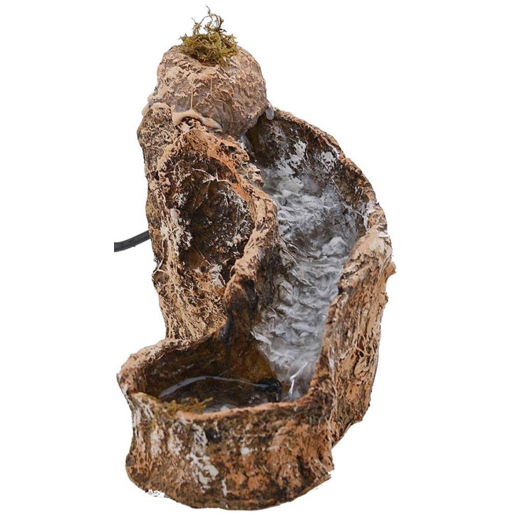 Arroyo de resina para belén de 6,5x24x18 cm