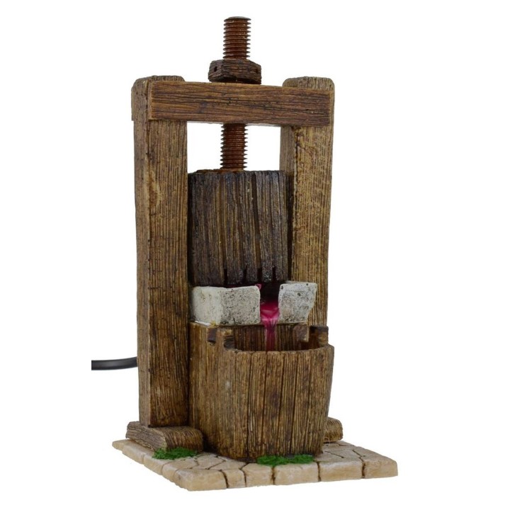 Antorcha de resina cm 9x9,5x20 h funcional para belén