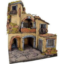 Borgo cm 40X40 lighted wood and cork