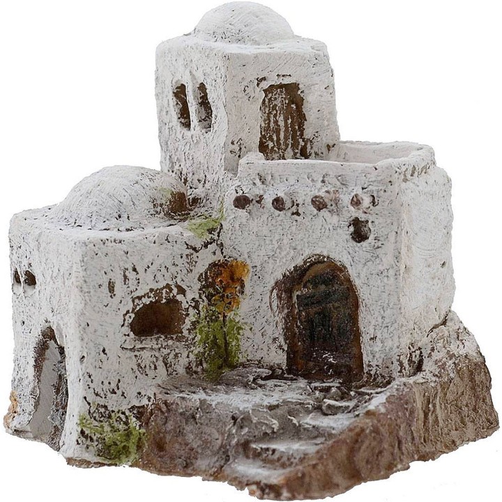 Arab house in resin cm 7,5x5,5x7 h.