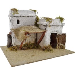 Casa Árabe en resina cm 22x18x14 h.